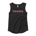 Venice Print Pink Cap Sleeve T-Shirt
