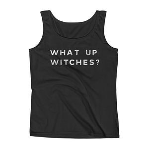 What Up Witches Black Tank Top